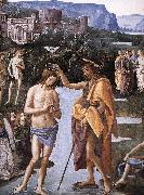 Baptism of Christ (detail) a PERUGINO, Pietro
